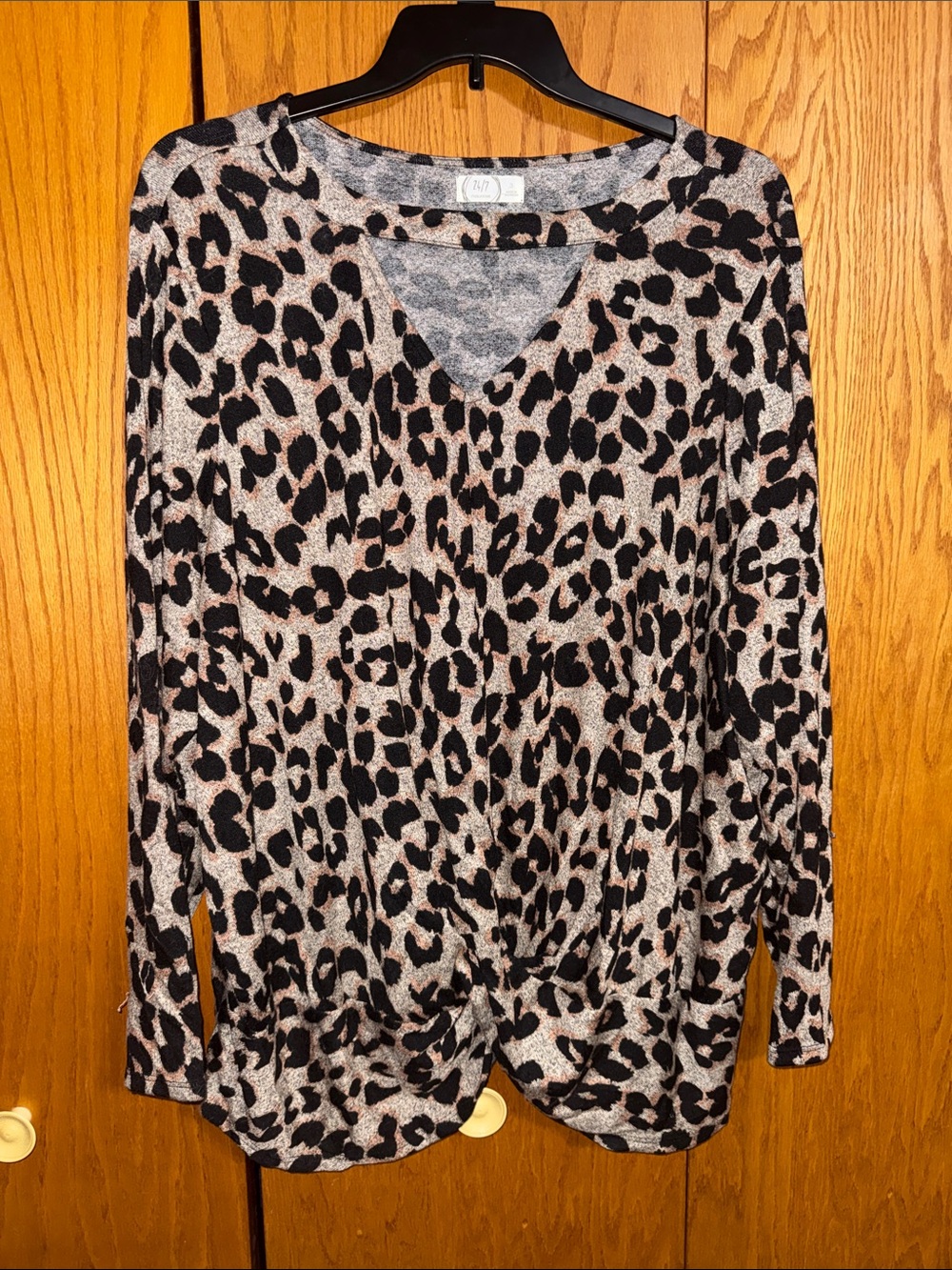 Mauriceโs 24/7 Leopard Print Long Sleeve